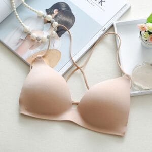 Aura Seamless Hollow-Out Wireless Bra
