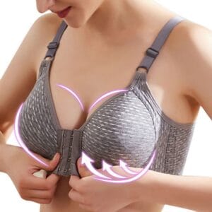SculptComfort Wireless Front-Closure Seamless Push-Up Bra