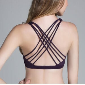 Sculpt & Flex: Strappy Cross-Back Sports Bra