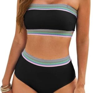 Catchy Product Title: Aura Sculpt High-Waist Bikini Set