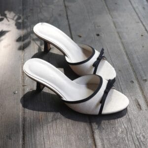 Luxe Satin Bow High Heel Sandals
