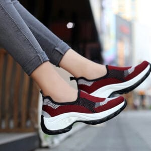 AeroGlide Women’s Ergonomic Slip-On Walking & Outdoor Shoes