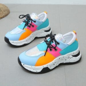 Apex Chic Leopard Accent Performance Sneakers