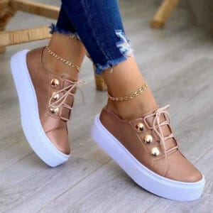 The Nova Rivet Sneaker-Flat