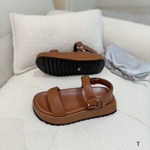 AURA / The Solstice Sheepskin Platform Sandal
