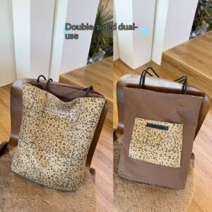 Wild Elegance Large-Capacity Double-Sided Shoulder Bag