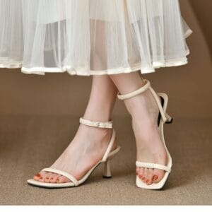 Aurelia | Italian-Inspired Kitten-Heel Sandal