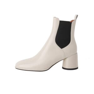 The Kensington Chunky Leather Ankle Boot