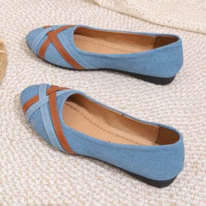 The Denim Crisscross Loafer
