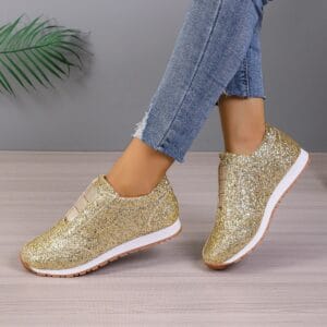 Aura Sequin Slip-On Sneakers