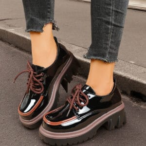 Aura Vintage Platform Oxford Shoes
