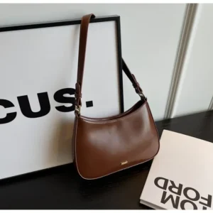 Luxury Leather Underarm Shoulder Bag for Women