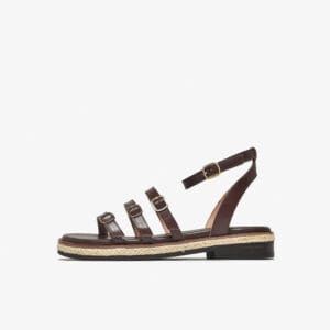 The Atelier Retro Strappy Leather Sandal