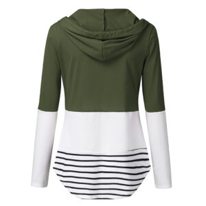 CozyMom Convertible Colorblock Nursing Hoodie