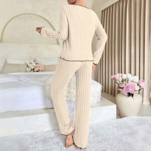 The VelvetRib Braided Edge Lounge Set