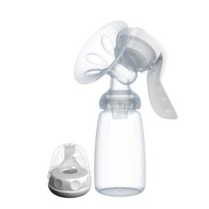 NurtureEase Ergonomic Manual Breast Pump & Bottle Set