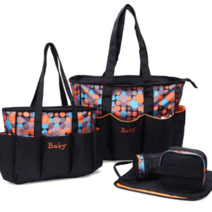 The Everyday Essentials 5-Piece Maternity & Diaper Tote Bag Set
