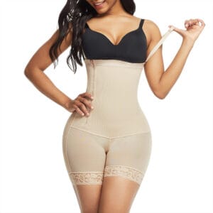 LuxeSculpt Full-Body Zippered Corset & Hip Lifter