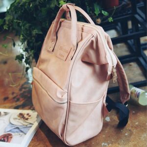 LuxMom Convertible Vegan Leather Diaper Backpack