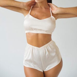 Aura Ice Silk Cami & Shorts Set