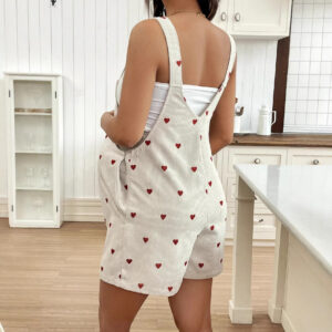 Aura Luxe Printed Maternity Romper