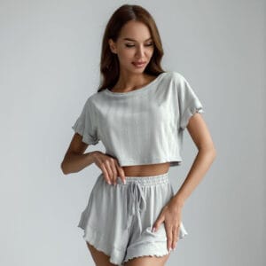 Aura Velvet Touch Loungewear Set